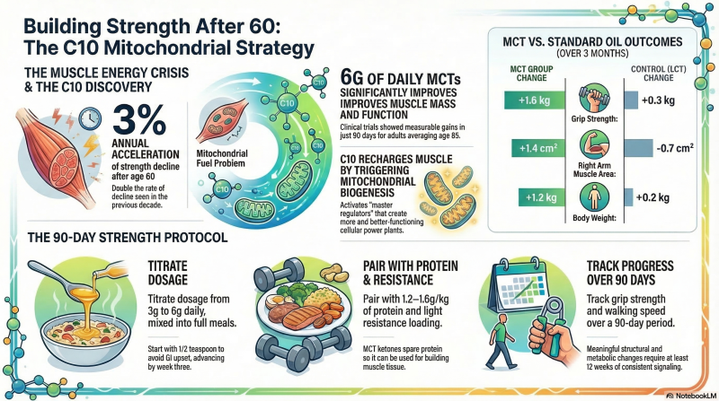 Building Strength at 60+: The Role of C10 Triglycerides