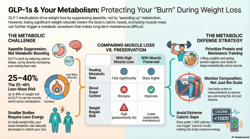GLP-1 Drugs and Metabolic Rate